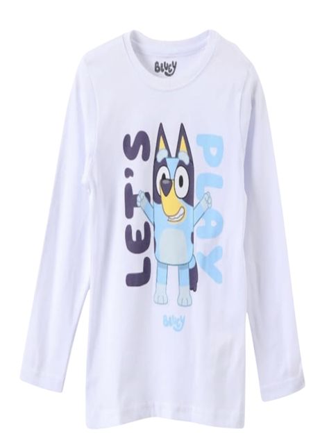 Polera Bluey Manga Larga Talla 4-0