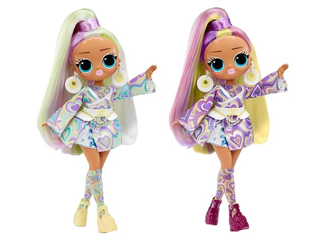 Muñeca LOL Sunrise Sunshine Makeover cambia de color con el sol-4