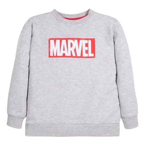 Poleron Marvel Letras Talla 8-0