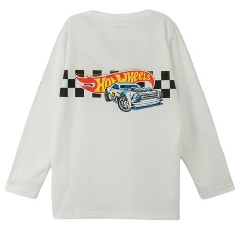 Polera Manga Larga Hot Wheels Talla 8-1