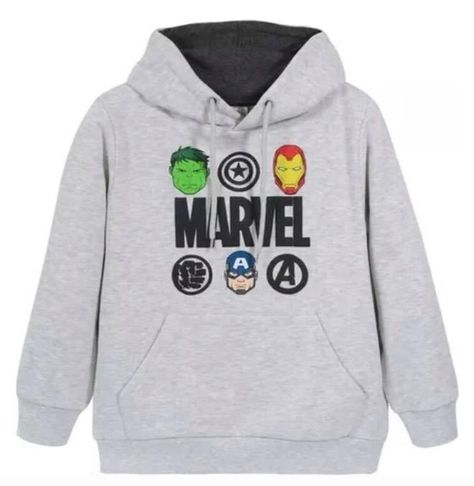 Poleron con Capucha Marvel Talla 8-0