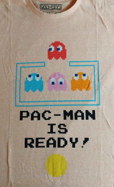 Pac Man Polera Talla M-2