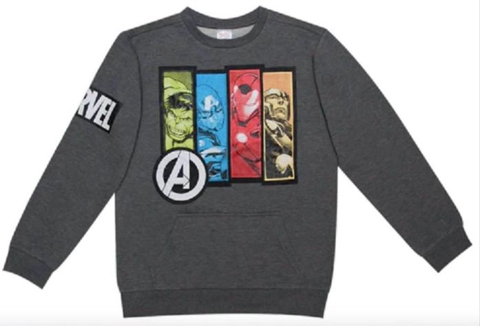 Poleron Avengers Talla 14-0