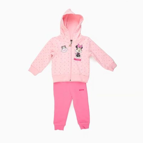 Buzo Poleron y Pantalón Minnie Mouse Talla 12 meses -0