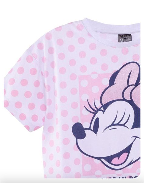 Polera Crop Top Minnie Mouse Talla 8 Disney-2