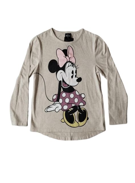 Polera Manga Larga Minnie Mouse Talla 8-0