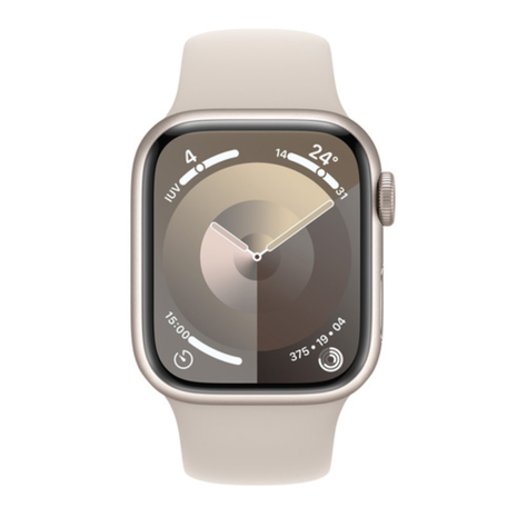 Apple Watch Series 9 (41mm, GPS)- Caja de Aluminio Blanco Reacondicionado-0