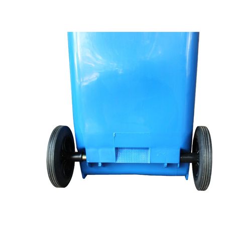 Contenedor Basurero 120 Lts Azul con Tapa/rueda-3