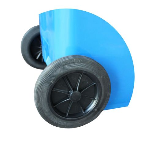 Contenedor Basurero 120 Lts Azul con Tapa/rueda-6