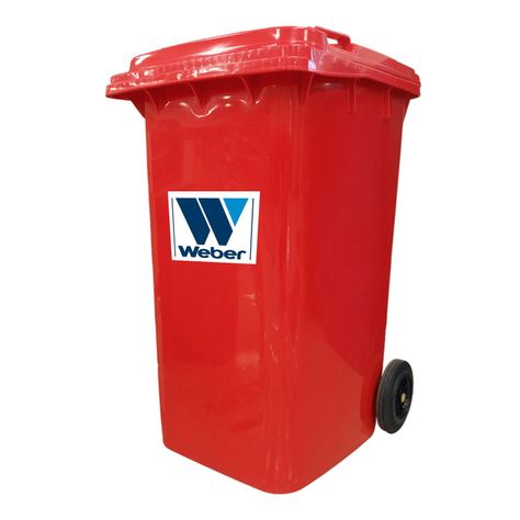 Basurero weber 240 lt rojo-1
