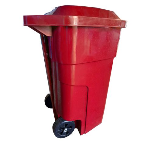 Basurero  50lt rojo c/pedal lorenzini-1