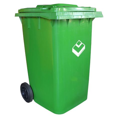Basurero 360 lts verde-0