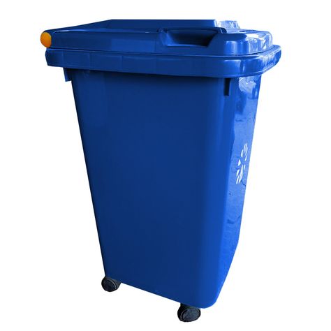 Basurero frankfurt 50lt c/tapa azul lorenzini-1