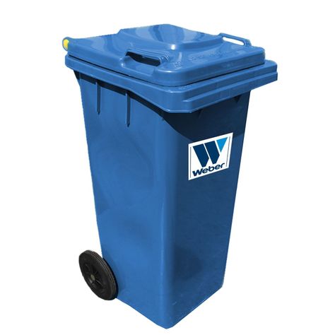 Basurero weber 120 lt azul-1