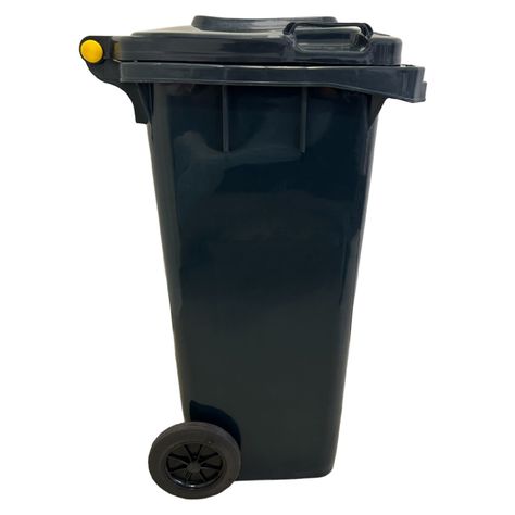 Contenedor Basurero 120 Lts Gris con Tapa/rueda-2