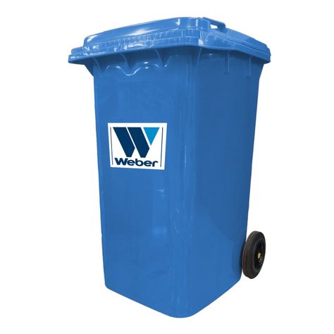 Basurero weber 240 lt azul-1