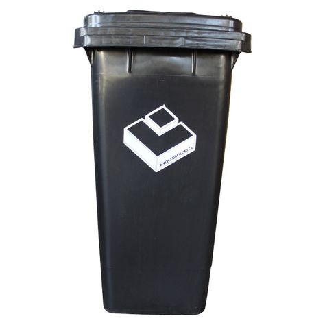 Contenedor Basurero 120 Lts Negro con Tapa/rueda-1