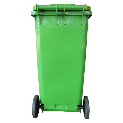 Contenedor Basurero 120 Lts Verde con Tapa/rueda-2