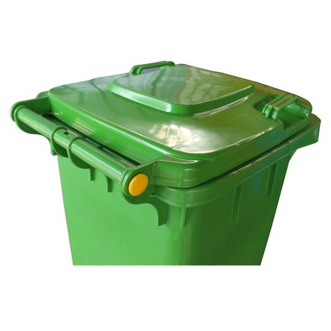 Contenedor Basurero 120 Lts Verde con Tapa/rueda-4