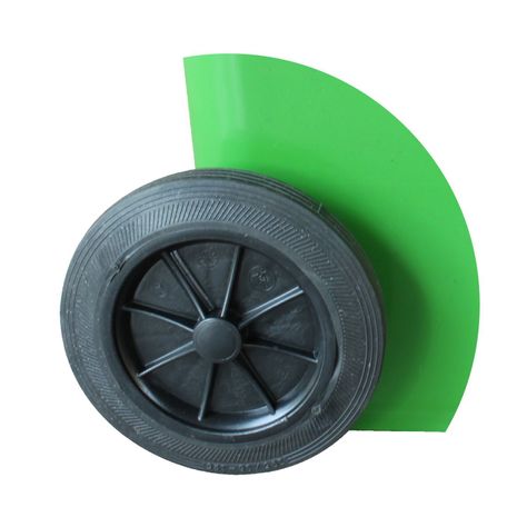 Contenedor Basurero 120 Lts Verde con Tapa/rueda-5