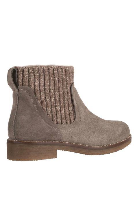 Botin Cuero Aplicación Lana 4fb11222-2