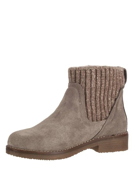 Botin Cuero Aplicación Lana 4fb11222-3