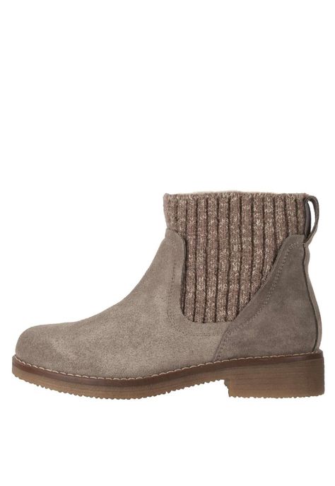 Botin Cuero Aplicación Lana 4fb11222-5