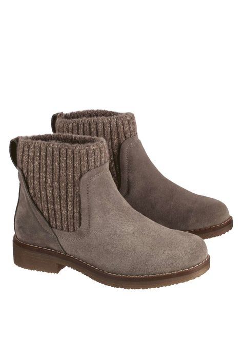 Botin Cuero Aplicación Lana 4fb11222-6
