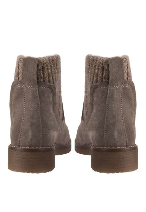 Botin Cuero Aplicación Lana 4fb11222-7