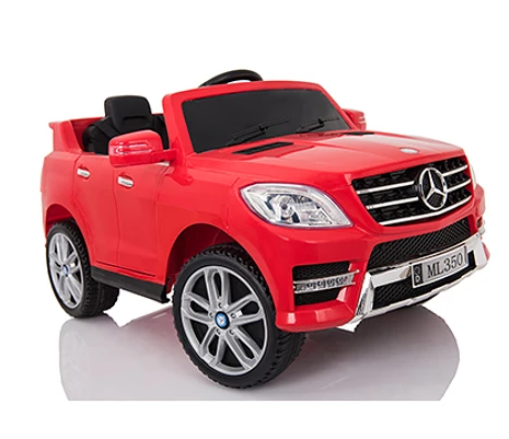 Auto Electrico 12v Mercedes Benz Ml350 Rojo  (2 Motores)-0