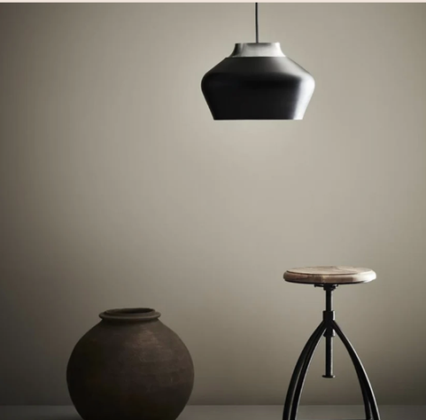 LAMPARA COLGANTE METALICA NEGRA E27 1X60W-2