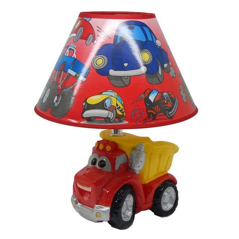 JT1848 LAMP. INFANTIL CAMIONETA ROJA -0