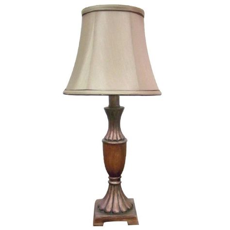LAMPARA DE SOBREMESA CLASICA COBRE ENVEJECIDO E27 1X60W-1