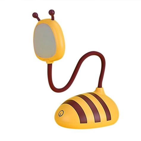 LAMPARA DE SOBREMESA ABEJA AMARILLA LED USB 1X3W-1