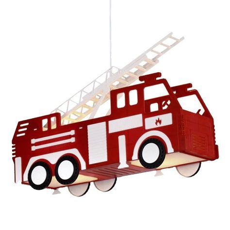 LAMPARA COLGAR INFANTIL CARRO BOMBA E27 1X40W-0