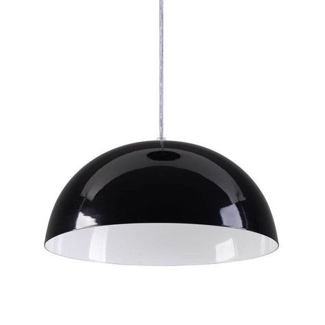 LAMPARA COLGANTE NEGRA E27 1X60W-0