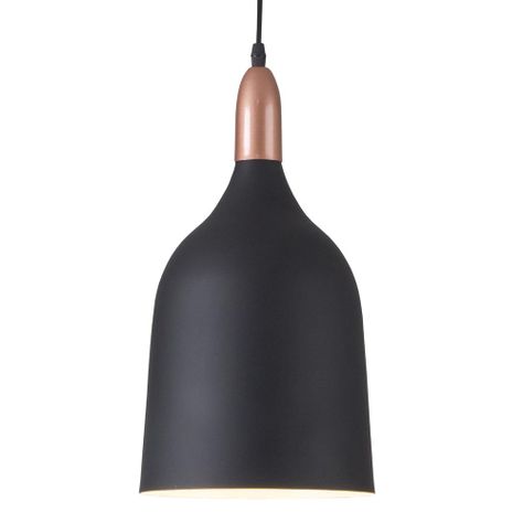 PLA-2500 - Negro - Colgante E27 20*30cm-0