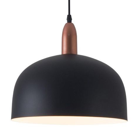 PLA-2503 - Negro - Colgante E27 30*19 cm-1