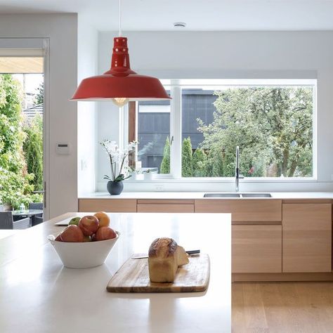 LAMPARA COLGANTE ROJA E27 1X60W-1