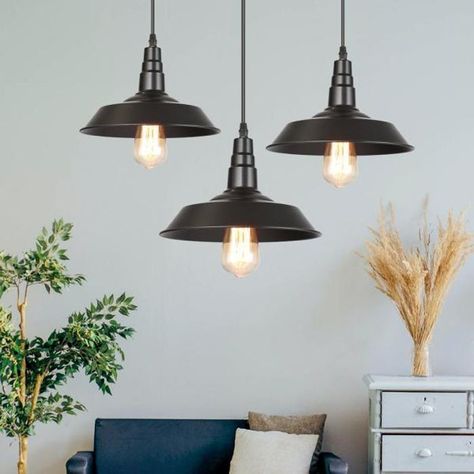 LAMPARA COLGANTE NEGRA E27 1X60W-2