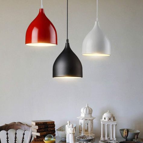 LAMPARA COLGANTE NEGRA E27 1X60W-1