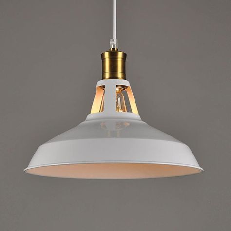 LAMPARA COLGANTE BLANCA E27 1X60W-1