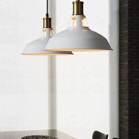 LAMPARA COLGANTE BLANCA E27 1X60W-4