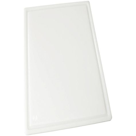TABLA DE CORTAR RANURADA BLANCA 38X50X1,3 CM WINCO-0