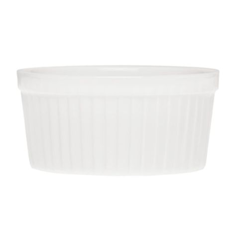 SET DE 12 POCILLOS PARA SOUFLE BLANCOS 9 CM STAR-0