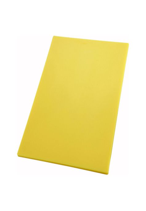 TABLA DE CORTAR AMARILLA 30X46X1,3 CM WINCO-0