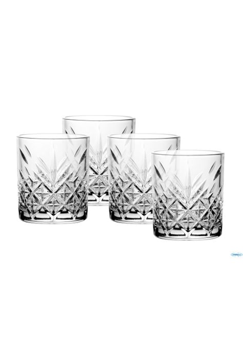 Set De 4 Vasos Vidrio Bajo Timeless 205Cc-0