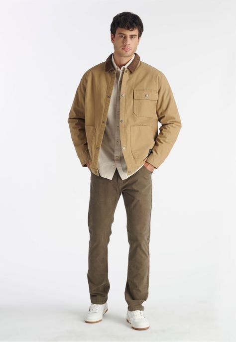 Chaqueta Trancura Casual Khaki-1