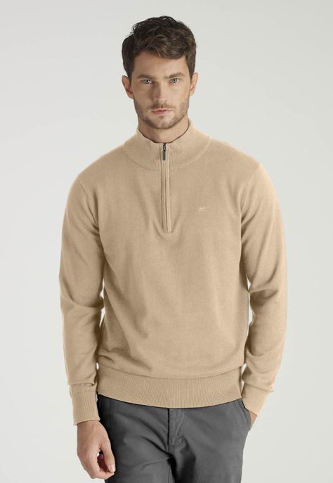 Sweater Ledesma Heritage Camel Melange-0