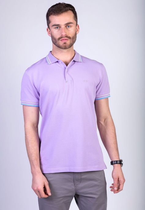 POLERA OXFORD LAVENDER-0